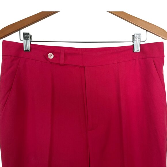 Ralph Lauren Silk Pants Pink Women Size 12 NEW WITH FLAW - Picture 6 of 8